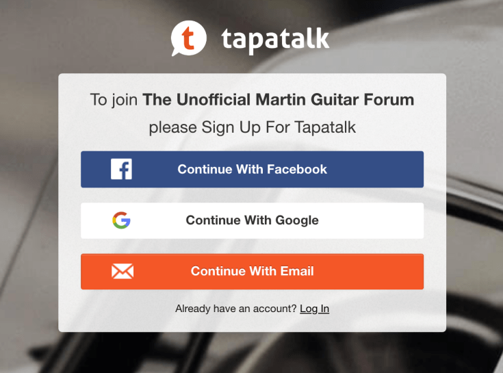 4 Tapatalk screen